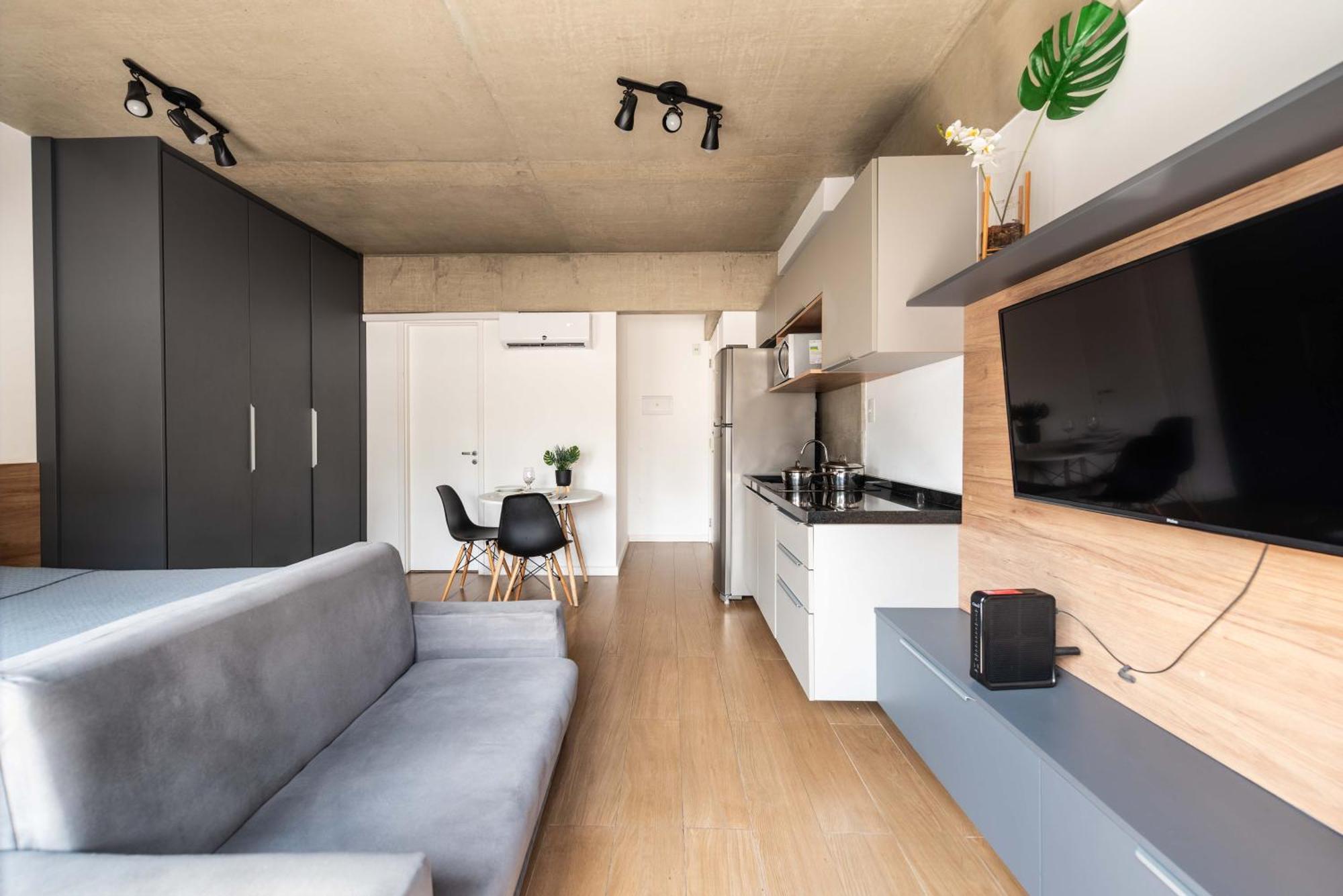 47 New Studio Next Paulista Av, Fast Wifi And Balcony São Paulo Buitenkant foto